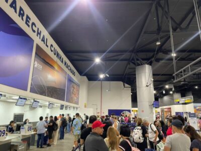 Movimento de passageiros no Aeroporto de São Luís cresce cerca de 17% em outubro