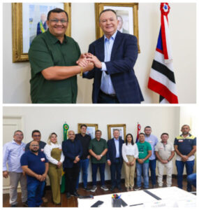 Governador e prefeito discutem novos benefícios para Godofredo Viana