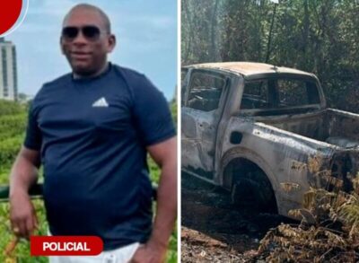 Empresário è encontrado morto carbonizado em caminhonete