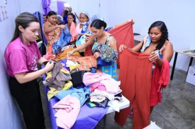 Mães de bebês prematuros participam da primeira edição do “Bazar Delas” na Maternidade de Alta Complexidade do Maranhão