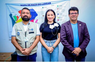 Paço do Lumiar recebe visita de técnicos do Ministério da Saúde objetivando ampliar atendimento