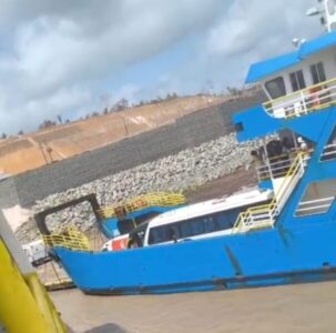 Ferry boat retorna ao Cujupe após morte de paciente durante travessia para São Luís