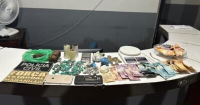 Urgente! Traficante drogas é preso no Bairro São Miguel em Vargem Grande