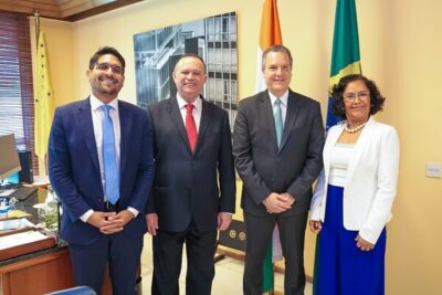 Brandão busca parcerias para o Maranhão durante agenda de encontros com investidores na Índia