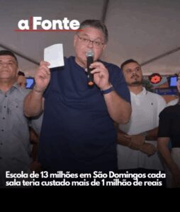 Prefeitura de São Domingos do Maranhão firma contrato milionário de R$ 13,7 milhões para construir escola; cada sala sai por mais de R$ 1 milhão