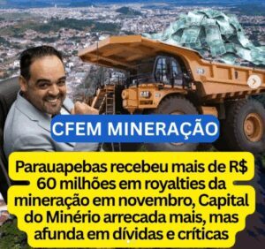 Parauapebas Bate Recorde em Royalties, Mas Gestão Aurélio Goiano É Alvo de Críticas e Pressão por Transparência