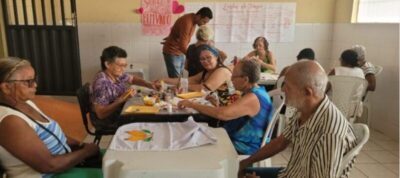 CRAS Maiobão promove tarde de alegria e pintura com o grupo intergeracional FELIZIDADE