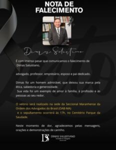 Morre o advogado Simas Salustiano