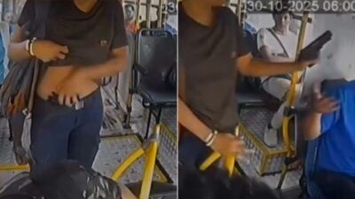 Guarda municipal é afastada após apontar arma para motorista de ônibus