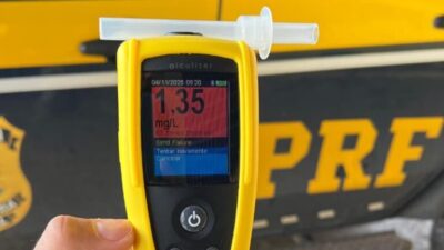 Motorista é preso por dirigir embriagado na BR-230Central de Noticias Brasil