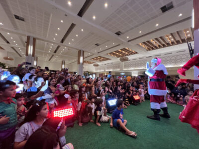 Papai Noel chega ao São Luís Shopping