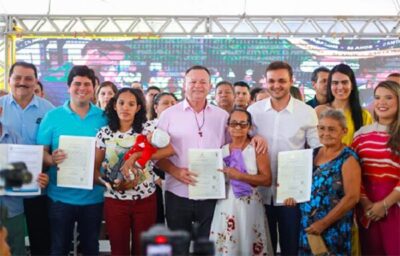 Brandão entrega 1.000 títulos de propriedade e anuncia novas obras no aniversário de 56 anos de Santa Inês