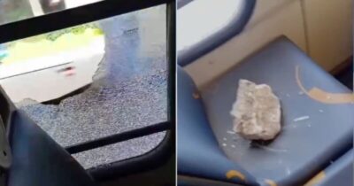 Ônibus são alvos de apedrejamento por vândalos em São Luís