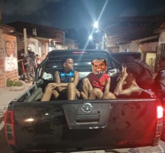Quatro criminosos são presos no Bairro de Fátima, em São Luís