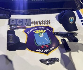 Guarda Municipal de São Luís prende motorista embriagado com pistola calibre .40 de uso restrito