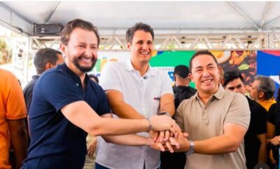 Prefeito André da Ralpnet e Dr. Leonardo Sá, participam de evento em Turilândia com o Governador Carlos Brandão