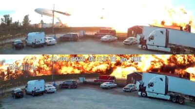 Avião de carga cai e explode durante decolagem nos Estados Unidos