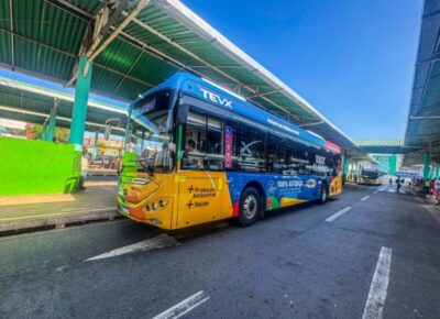 Primeiro ônibus elétrico começa a circular na Grande Ilha em fase de testes