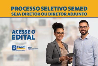 Prefeitura de Timon reforça compromisso com a educação ao lançar edital para formação do Banco de Gestores Escolares