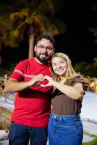 Dudu Diniz recebe Iracema Vale em um jantar com lideranças de São José de Ribamar