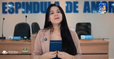 Vereadora Geovana parabeniza Centro Novo do Maranhão pelos seus 31 anos de emancipação política e administrativa