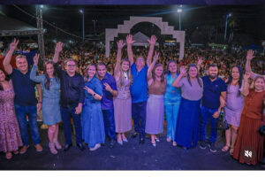 Deputada Fabiana Vilar deputada detinha e deputado Josimar Maranhãozinho participam, ao lado da prefeita Dilcilene Oliveira, do Dia Municipal do Evangélico em Boa Vista do Gurupi