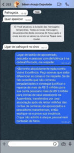 Baixaria no PSB submisso ao “comando supremo”…