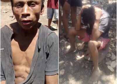 ‘Filho do Maradona’ é capturado e agredido pela população em Vargem Grande