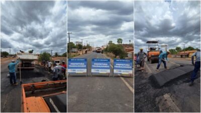 Prefeitura de Vargem Grande realiza construção de lombadas no Bairro Trizidela