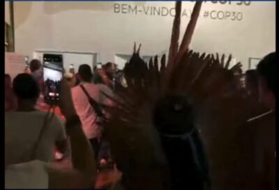 Protesto do PSol e indígenas nesta terça-feira cria tumulto na COP30