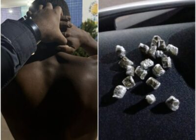 Jovem é preso por tráfico de drogas em Vargem Grande
