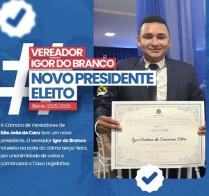 Igor do Branco: Um Presidente de Câmara comprometido com São João do Carú