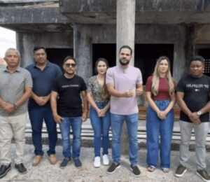 Prefeito Paulo Curió e superintendente da Baixada anunciam retomada das obras da creche da Vila Curió em Turilândia