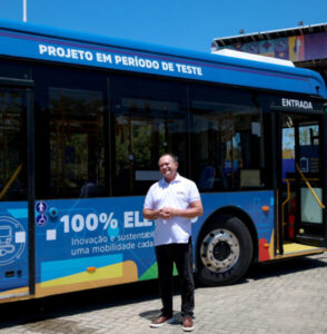 Brandão anuncia testes para inserção de ônibus elétrico no sistema de transporte semiurbano da Grande Ilha