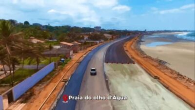 Justiça libera continuação das obras na falésia do Olho D’Água