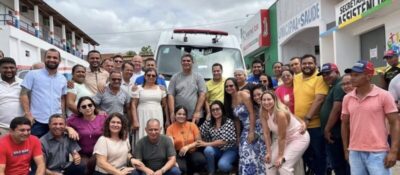 Prefeito Ronaldo Vieira recebe nova ambulância para fortalecer a saúde de São José dos Basílios