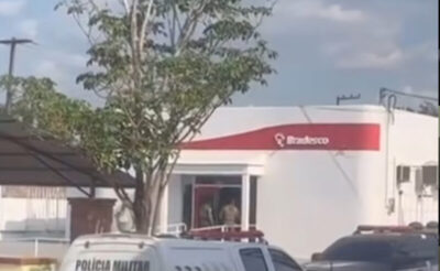 Polícia faz buscas por suspeitos de assalto ao Bradesco em Arari