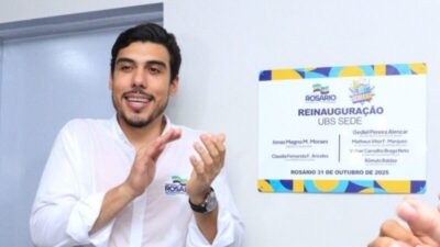 Jonas Magno prioriza a saúde e entrega UBS totalmente reformada em Rosário/MA