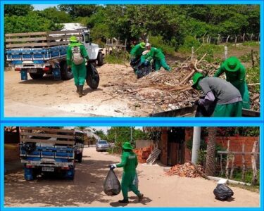 Prefeitura de Barreirinhas, realiza mutirão de limpeza e alerta sobre “Vacinação contra Covid-19”