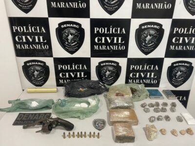 Polícias Civil e Militar deflagram operação contra o tráfico e prendem casal em Matões