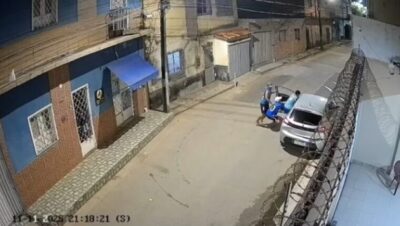 Mulher é atacada por cinco assaltantes durante tentativa de roubo de carro no bairro do Lira