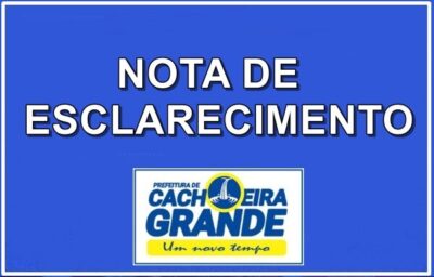 Prefeitura de Cachoeira Grande emite nota de esclarecimento sobre esquema investigado pela PF