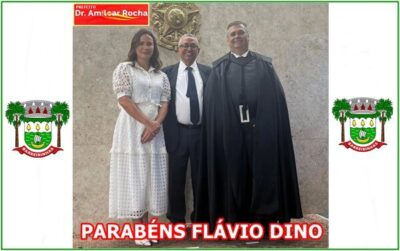 Prefeito de Barreirinhas, Dr.Amilcar Rocha, felicita o ministro Flávio Dino pelo seu aniversário