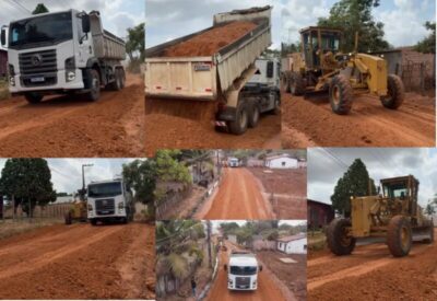 Pinheiro-MA: Travessa do Bate Papo, no bairro Fomento, começa a ser preparada para receber asfalto