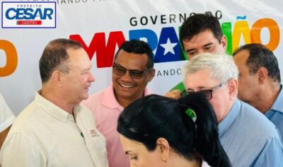 Prefeito César Castro, participa da inauguração da 1ª etapa do Polo de Confecção de Rosário