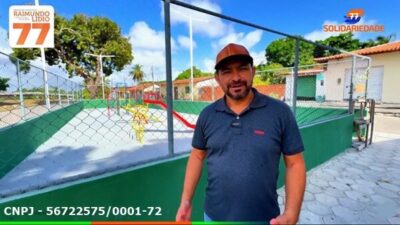 Raimundo Lídio, fala um pouco sobre a infraestrutura de Paulino Neves