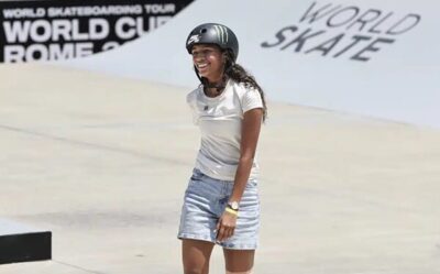 Maranhense Rayssa Leal vence Chloe Covell, em duelo particular, e conquista ouro no STU Pro Tour, no Rio de Janeiro