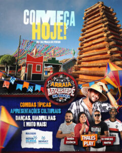 Arraiá Arrastapé na Praça em Nova Olinda do Maranhão: Celebrando a Cultura e o Turismo