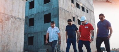 Joãozinho Pavão vistora obras do residencial Minha Casa Minha Vida em Santa Helena