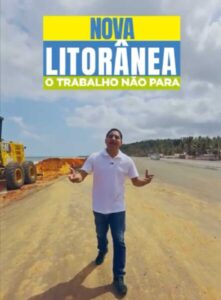Vídeo: Zé Inácio destaca parceria entre Lula e Brandão nas obras da Nova Litorânea